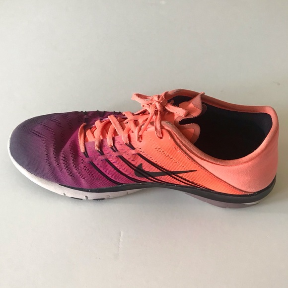 Nike Free TR 6 Spectrum Training Shoes Neon - 8 - Picture 6 of 11